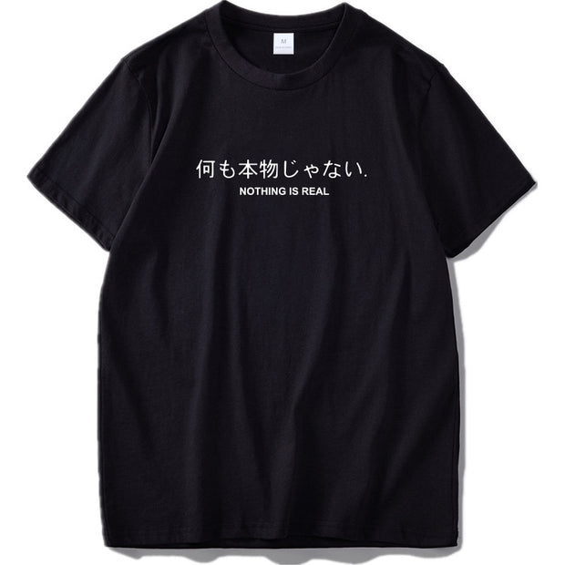 INFINITAAL "Nothing is Real" Japanese Streetwear T-Shirt